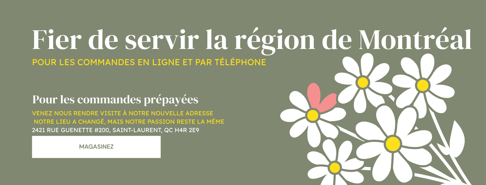 Nous déménageons — la nouvelle adresse de Le Bouquet 