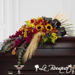 The FTD Glorious Garden Casket Spray