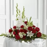 The FTD Crimson & White Arrangement