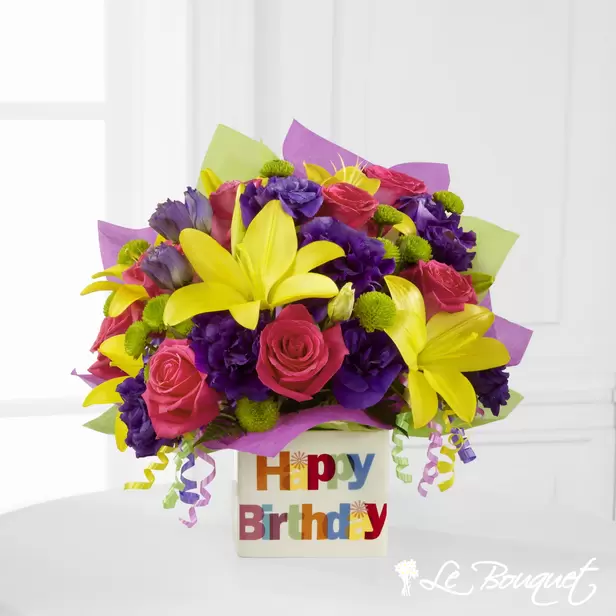 FTD Happy Birthday Bouquet (Exquisite)