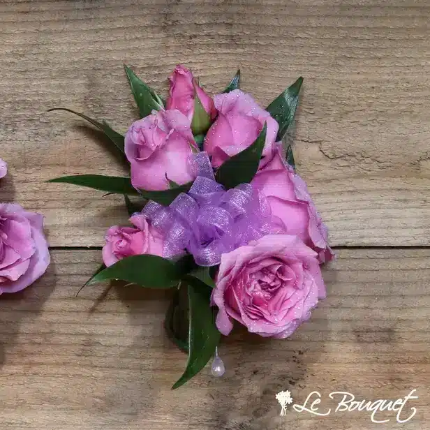 Spray Rose Corsage Collection (Deluxe, Lavender, Greens Only)