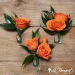 Spray Rose Boutonniere
