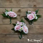 Spray Rose Boutonniere
