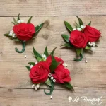 Spray Rose Boutonniere