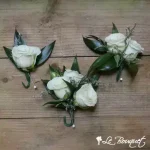 Spray Rose Boutonniere