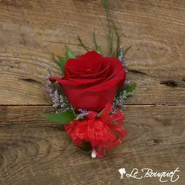 Rose Corsage (Deluxe, Red, Caspia)