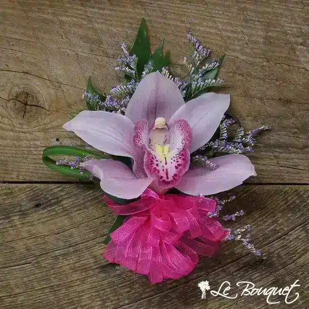 Cymbidium Orchid Corsages (Deluxe, Pink, Caspia)