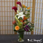 Exotic Bouquet (Deluxe, With glass vase)