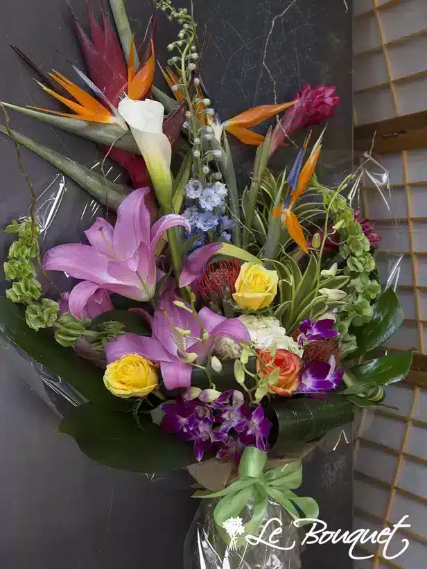 Exotic Bouquet (Exquisite, Wrapped in Cellophane)