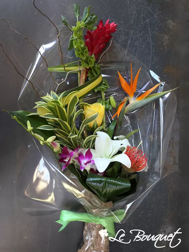 Exotic Bouquet (Standard, Wrapped in Cellophane)