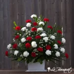 Hope and Honor Basket (Premium, Red And White)