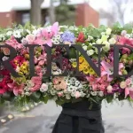 Mur de fleurs personnalisé