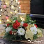 Centre de Table Chaleureux de Noël