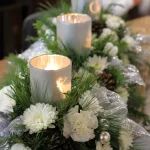 Warm Christmas Centerpiece