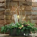 Centre de table '' P'tit renne ''