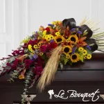 The FTD Glorious Garden Casket Spray