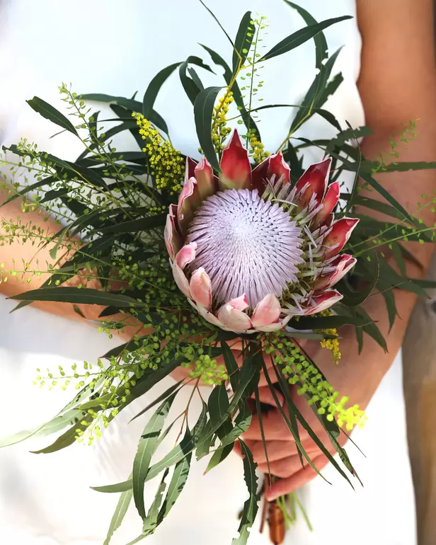 King Protea Wedding Bouquet (Standard)
