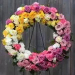 Vibrant Sympathy Wreath