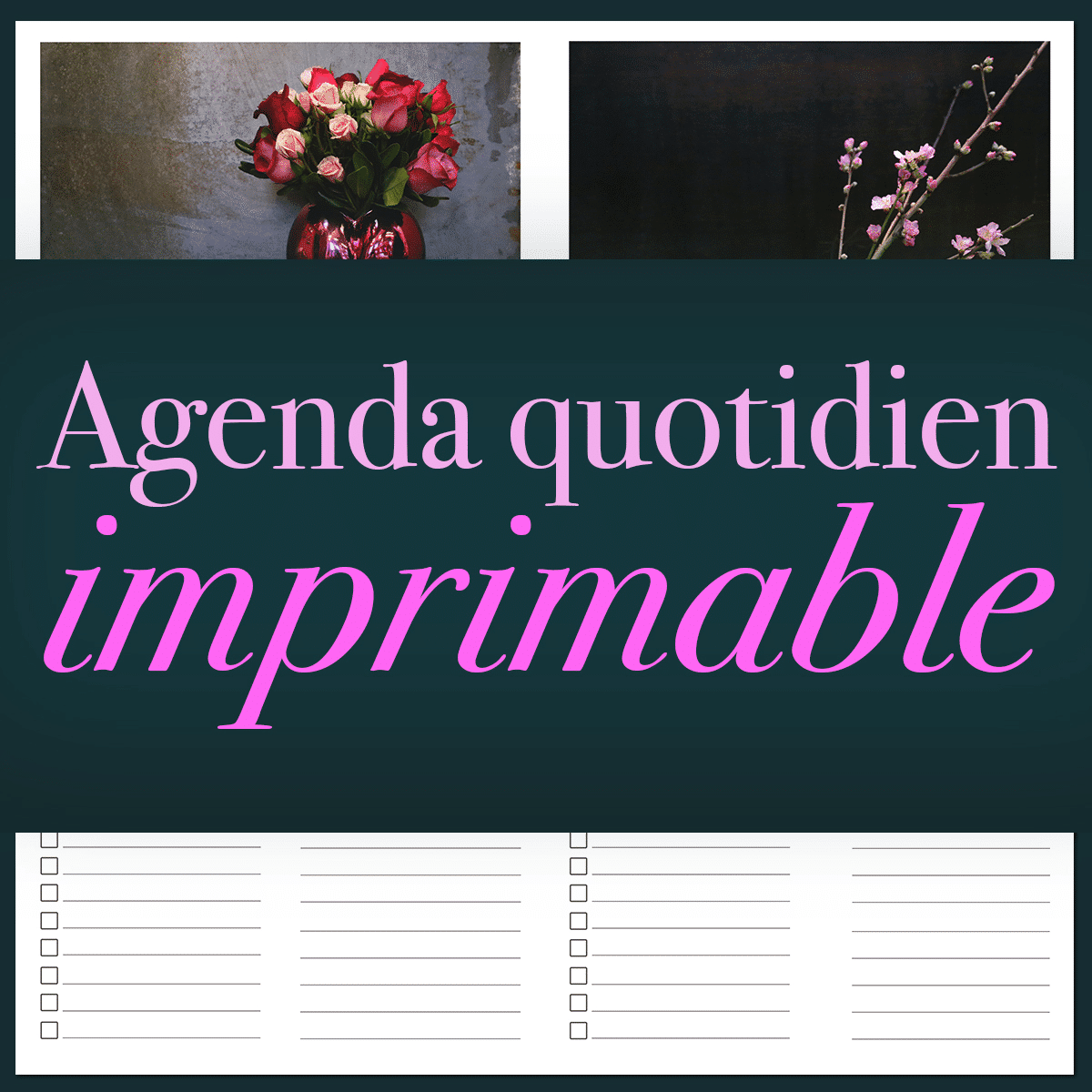 S’organiser avec les fleurs