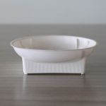 Round Dish White