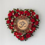 Ruby Red Funeral Heart