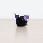 Black and Purple Bat