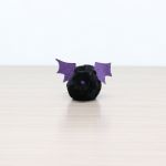 Black and Purple Bat