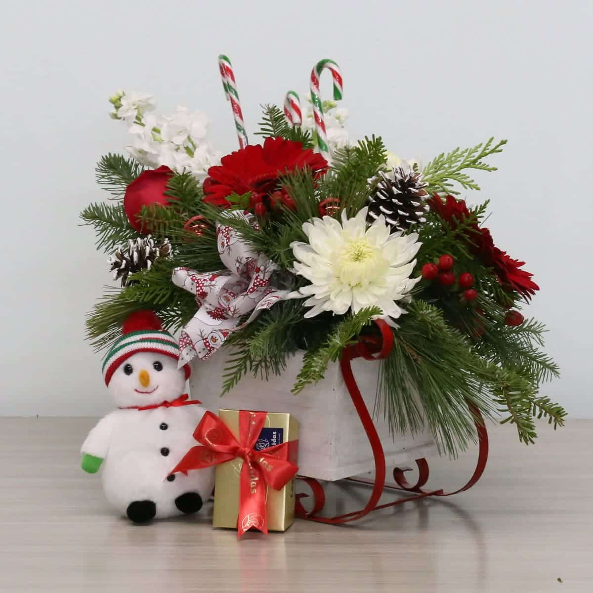 Surprise festive en traîneau