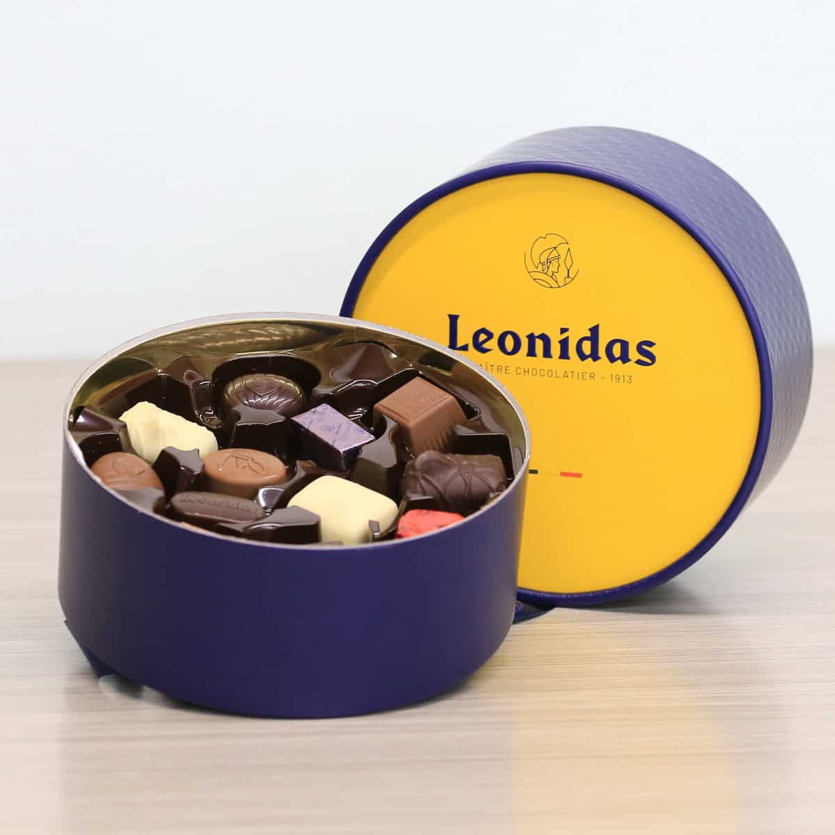Leonidas round assorted chocolate box