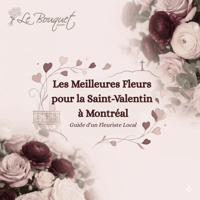 Les Meilleures Fleurs pour la Saint-Valentin à Montréal