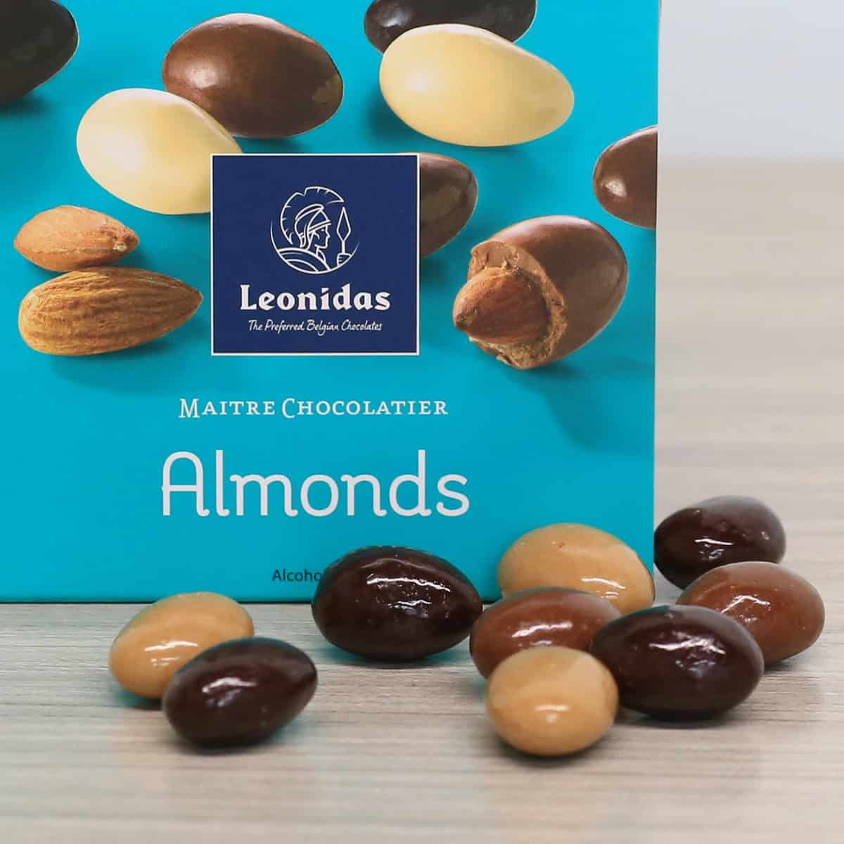 Discover Leonidas assorted chocolate covered almonds