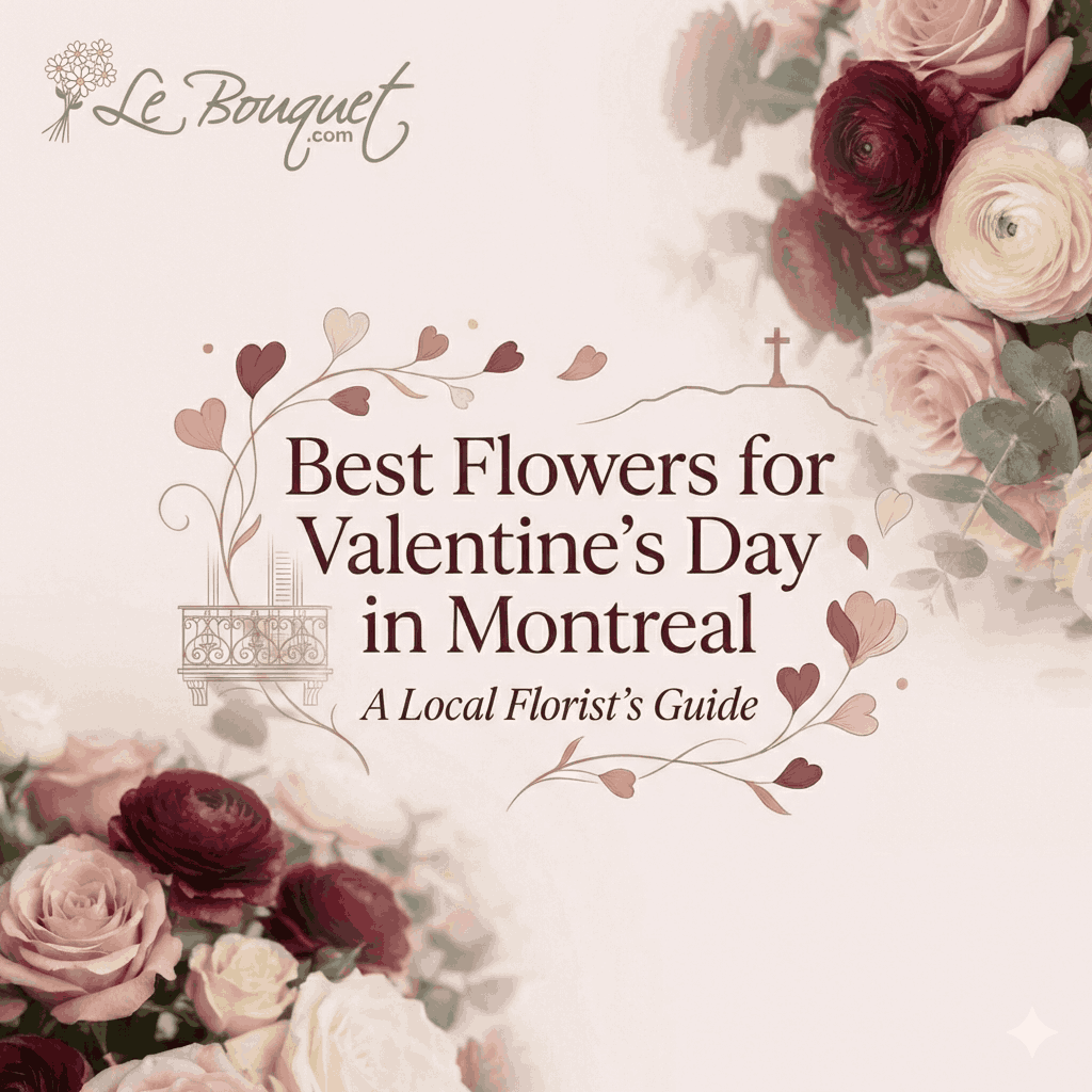 Best Flowers for Valentine’s Day in Montreal: A Local Florist’s Guide