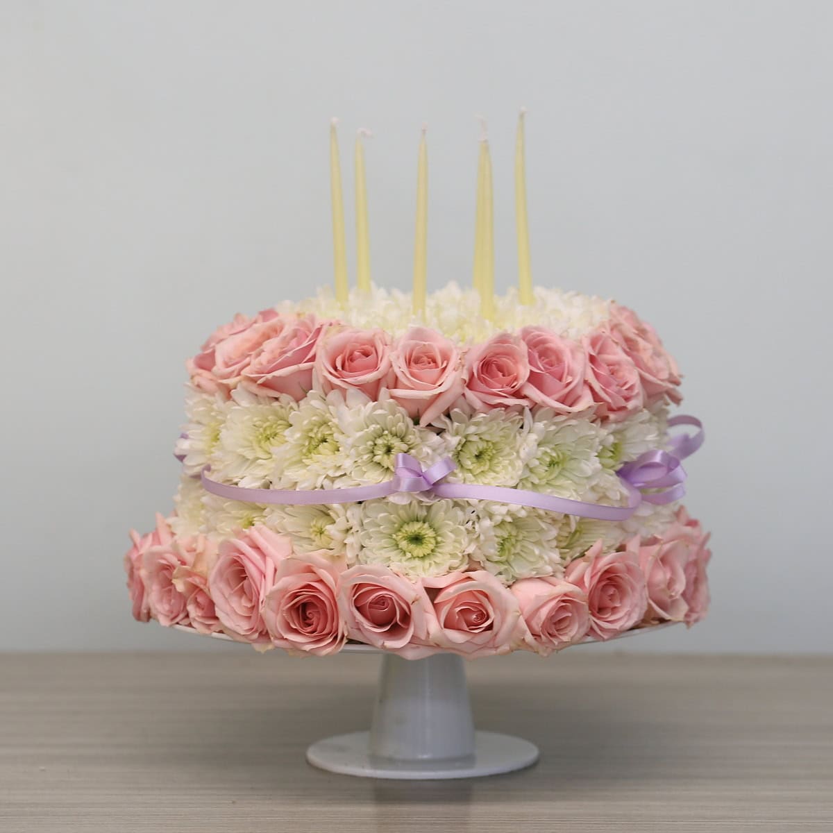 Le Gâteau Floral Merveilleux Vœux